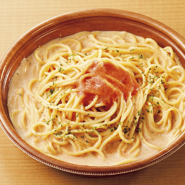 明太子のクリームパスタ