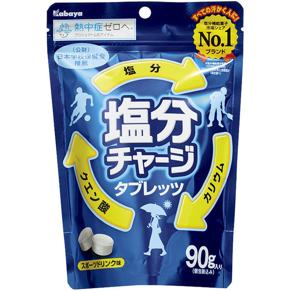 カバヤ食品　塩分チャージタブレッツ　90g