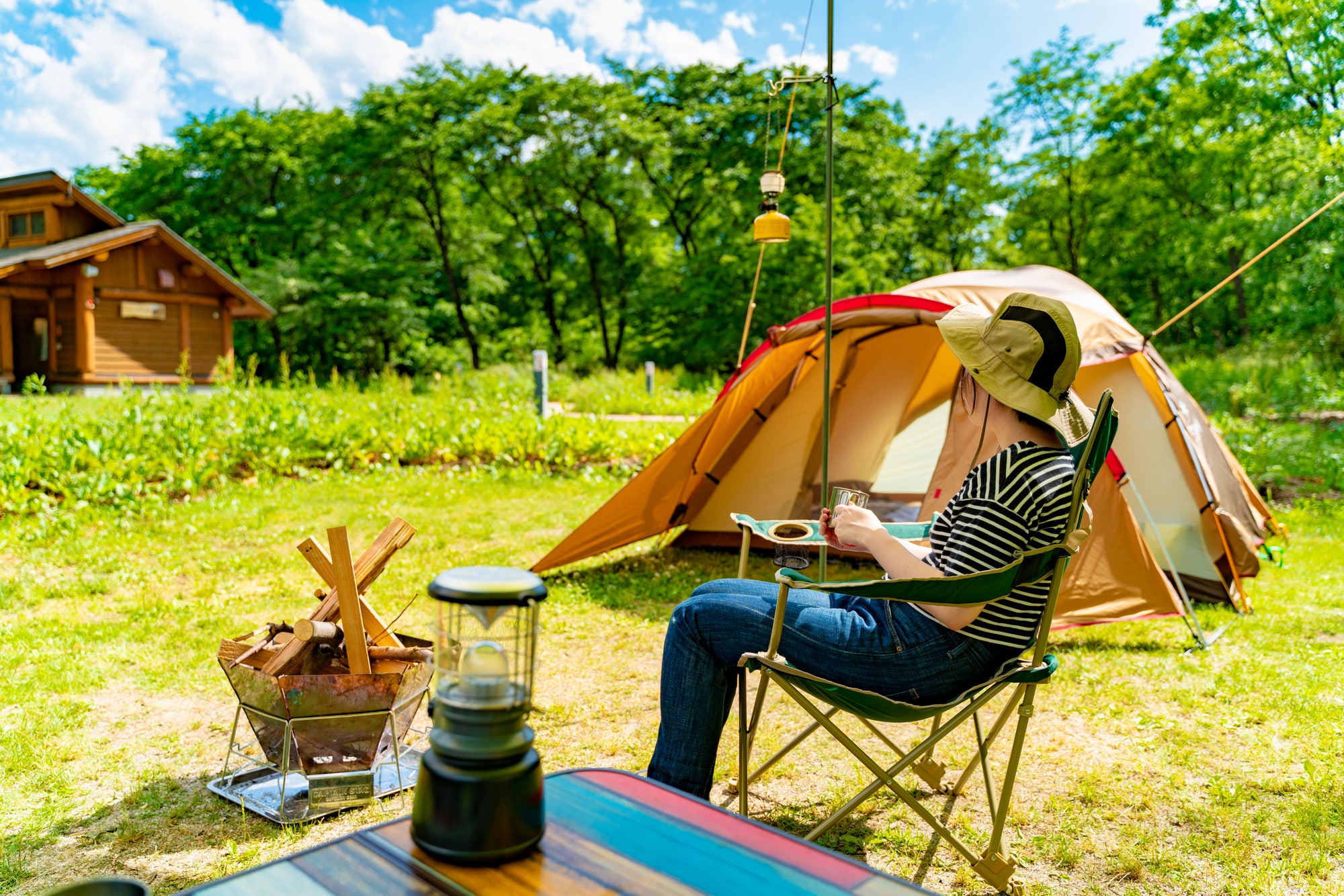 キャンプ初心者におすすめ！道具一式まるごとセット（人気ブランド多数） キャンプ初心者に！必要なものがバック1個にぜんぶ揃う